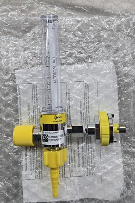 Ohio Medical Medical Air 15 LPM 50 PSI Flowmeter Amvex Ohmeda Connection Yellow 