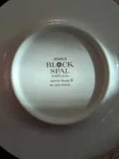 Complete Service For 4 Block Spal Jewels White Pearl - 5 Pieces Per Set