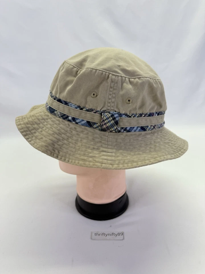 Polo Ralph Lauren Tartan клетку группы бежевый ведро шляпа размер S/M - Изображение 2 из 4