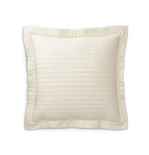 Ralph Lauren Reed Quilted Euro Sham Hollywood Cream New 145