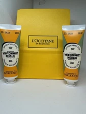 2 X L'occitane Citron Luminciana Hand Cream with Almond Oil 1.oz /30 ML each New