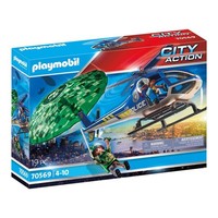 Playmobil 70569 City Action Police Parachute Pursuit Search, Fun Ima (Us Import)