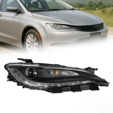 Passenger RH Side Headlight Headlamp w/o LED DRL For CHRYSLER 200 2015-2017