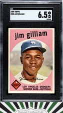 1959 Topps #306 Jim Gilliam SGC 6.5