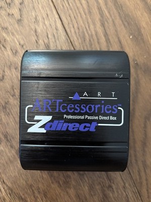 ART Zdirect Professional Passive DI Box Attenuation Phase Invert 1/4'' TS XLR Out
