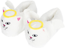 RIP N DIP LORD ANGEL PLUSH SLIPPERS S/M 4-8 WHT