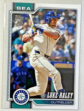 2026 Topps Series One Base Card # 142 Luke Raley, Seattle Mariners
