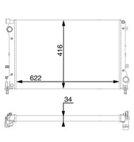 MotorküHler WasserküHler Mahle CR 2002 000S FüR Abarth 500 595 695 500C 595C 312