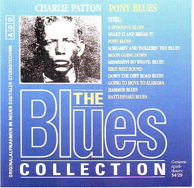 CD Charley Patton Pony Blues orbis