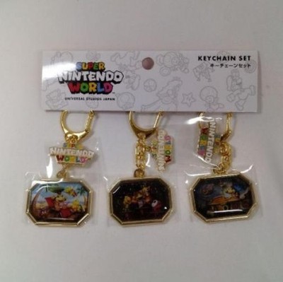 USJ Bowser Jr. Keychain Set (3 pieces) Super Nintendo World Mario Japan