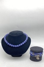 Silver Tone Lapis Assorted 4PC Jewelry Bundle 135.3g