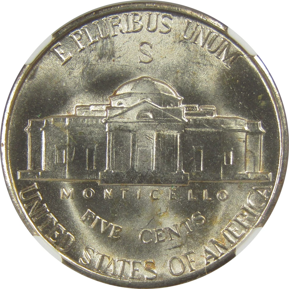 1944 S Jefferson Nickel MS 67 NGC Silver Bag Fragment SKU:I20332 - Image 4 of 4