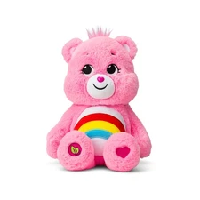 Care Bears 14" Cheer Bear Plushie - Medium Size - Pink Plushie for Ages 4+ –