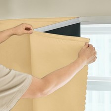 100 Blackout Self Adhesive Curtains Easy Install Thermal Insulated Portable