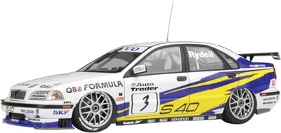 Platz NuNu 1/24 Scale Volvo S40 1997 BTCC Brands Hatch Winner Plastic Model NEW