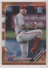 2019 Bowman Chrome Prospects Orange Refractor 18/25 JoJo Romero #BCP-37 7bt
