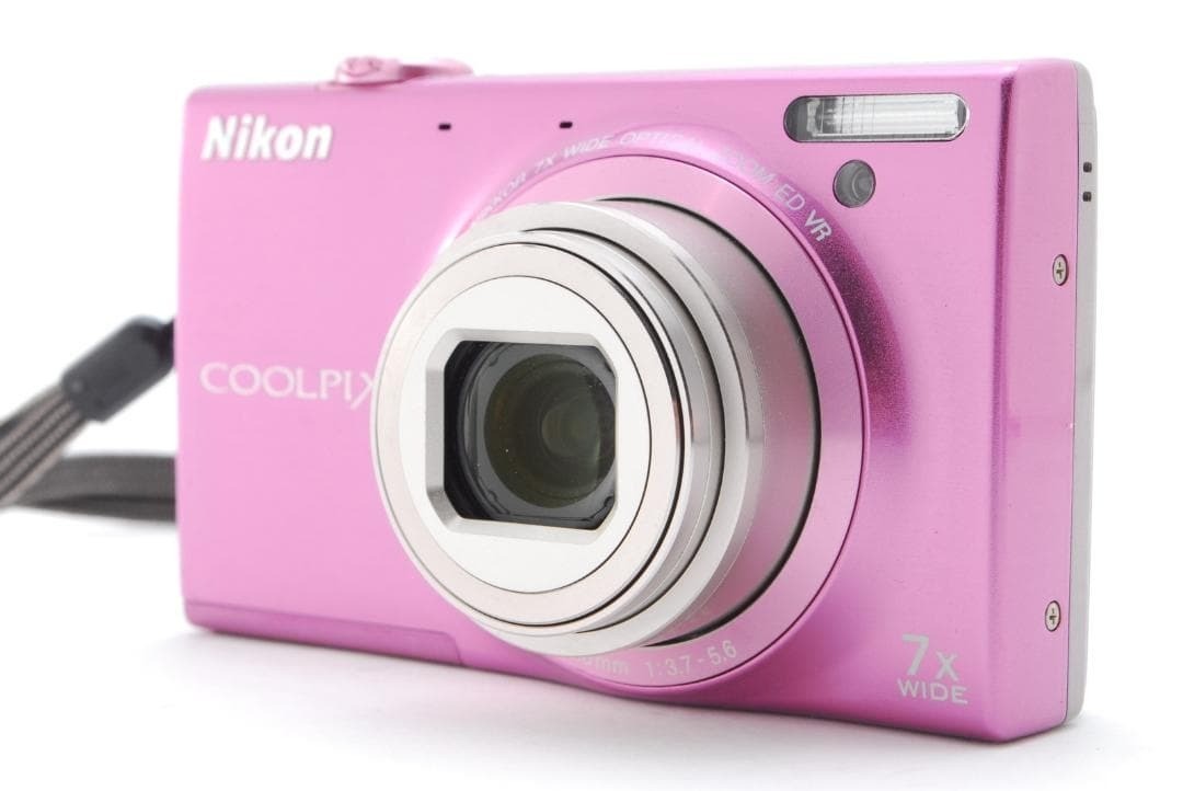 デジタルカメラ Nikon COOLPIX S6100 Pink Digital Camera Nikon COOLPIX S6100 Pink Digital Camera 16.0MP 7x Optical Zoom