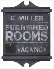 Salem's Lot, Screen used Boarding House sign, HBO Max 2024, Stephen King