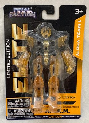 Final Faction - Alpha Team 1 - ELITE - A.C.R.M.  - Action Figure - NEW