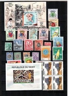 Briefmarken Sammlung 20 Afrika