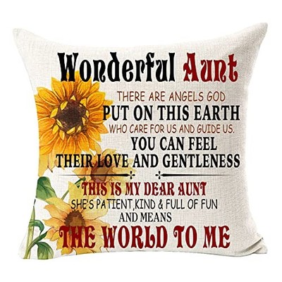  Gift to Aunt She's Patient Kind Full of Fun and Means The World Beautiful Aunt