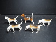 5 x Vintage Beswick Foxhound Hunde ERSATZTEIL...