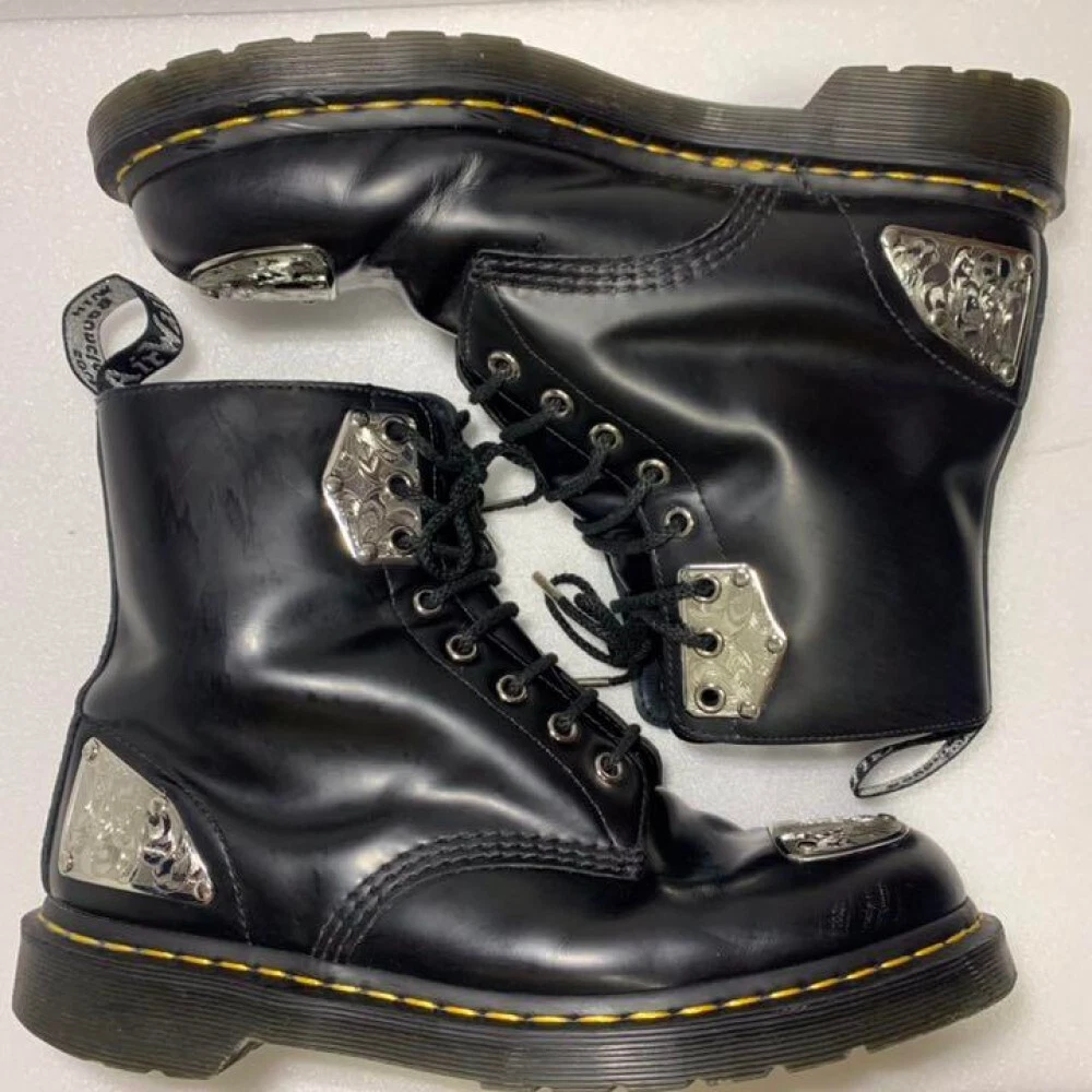 Dr. Martens x KING NERD Collaboration 1460 8 Hole Boots Smooth UK9 RARE  NoBox