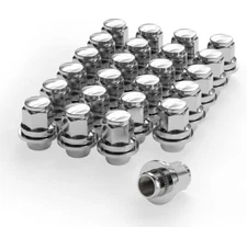 24x Chrome 12x1.5 Mag Lug Nuts 13/16” For Toyota Lexus Tacoma 4Runner 1.85" Tall