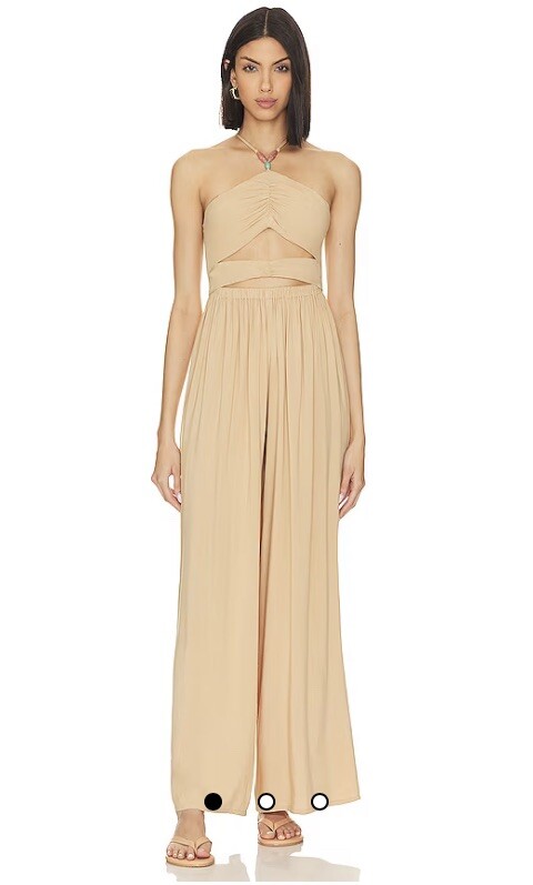 Tularosa Jumpsuit In Pink Sand $158 Size Small