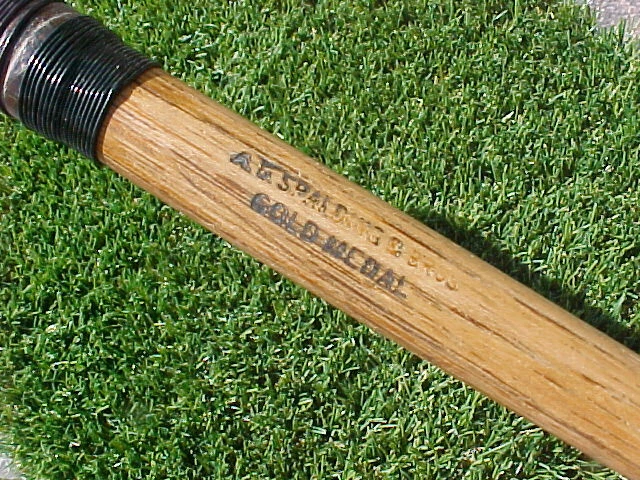 Vintage Spalding Gold Medal HICKORY WOOD SHAFT Putter Golf Club 34 1/2" Long - Image 3 of 4