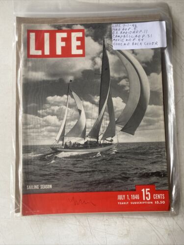 Life Magazine July 1 1946 Paintings of The American Bald Eagle for Life - Picture 1 of 1