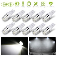 10pcs T10 Wedge Super Bright 1W 5730LED Light Bulbs Xenon White 192 168 194 W5W