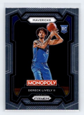 Dereck Lively II 2023-24 Panini Monopoly Prizm #24 Base Rookie