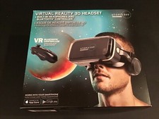 NEW Utopia 360 Pro Series Virtual Reality 3D Headset w/ Built In Headphones NIB