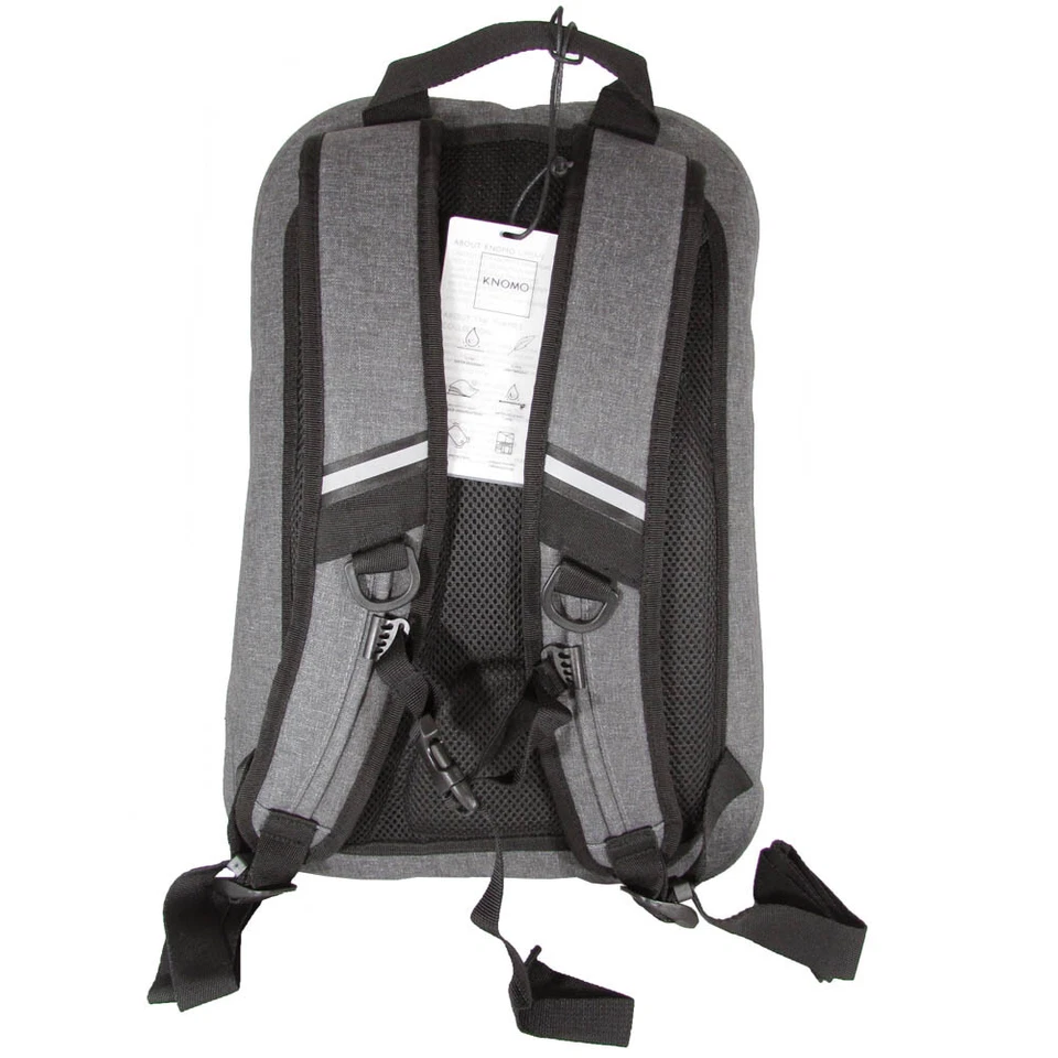 Mochila para portátil Knomo Thames Collection Harpsden resistente al agua 14", gris Foto 3 de 4