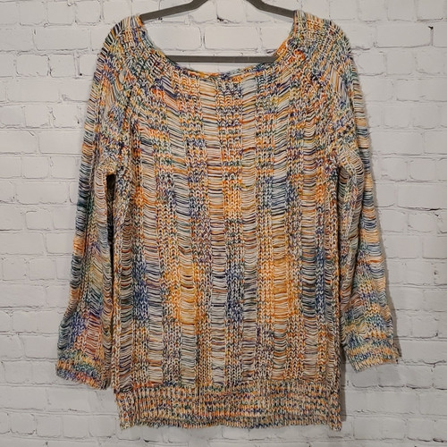 Uniq rainbow knit sweater
