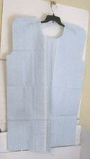 McKesson Medical Exam Gown Blue Waist Tie 30x42 Econ Poly Tissue Set Of 5 NEW