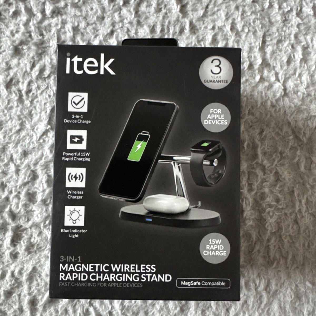 Itek Magnetic Wireless Rapid Charging Stand