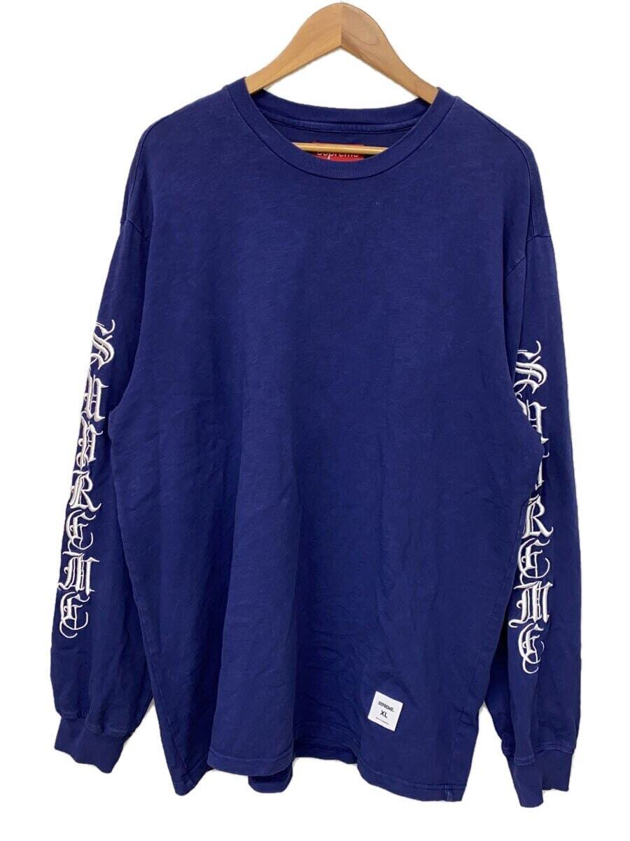 Supreme long sleeve TShirt navy XL Used | eBay Supreme long sleeve TShirt navy XL Used | eBay