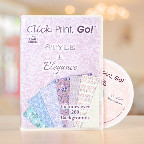 Tattered Lace My Craft Studio STYLE & ELEGANCE CD ROM - over 200 Backgrounds