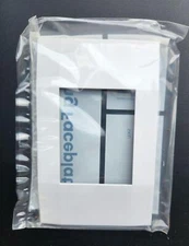 (10 Pack) Deako DS-FP1Y-WHWH-UCX 1-Gang Screwless Faceplate, White Matte Finish