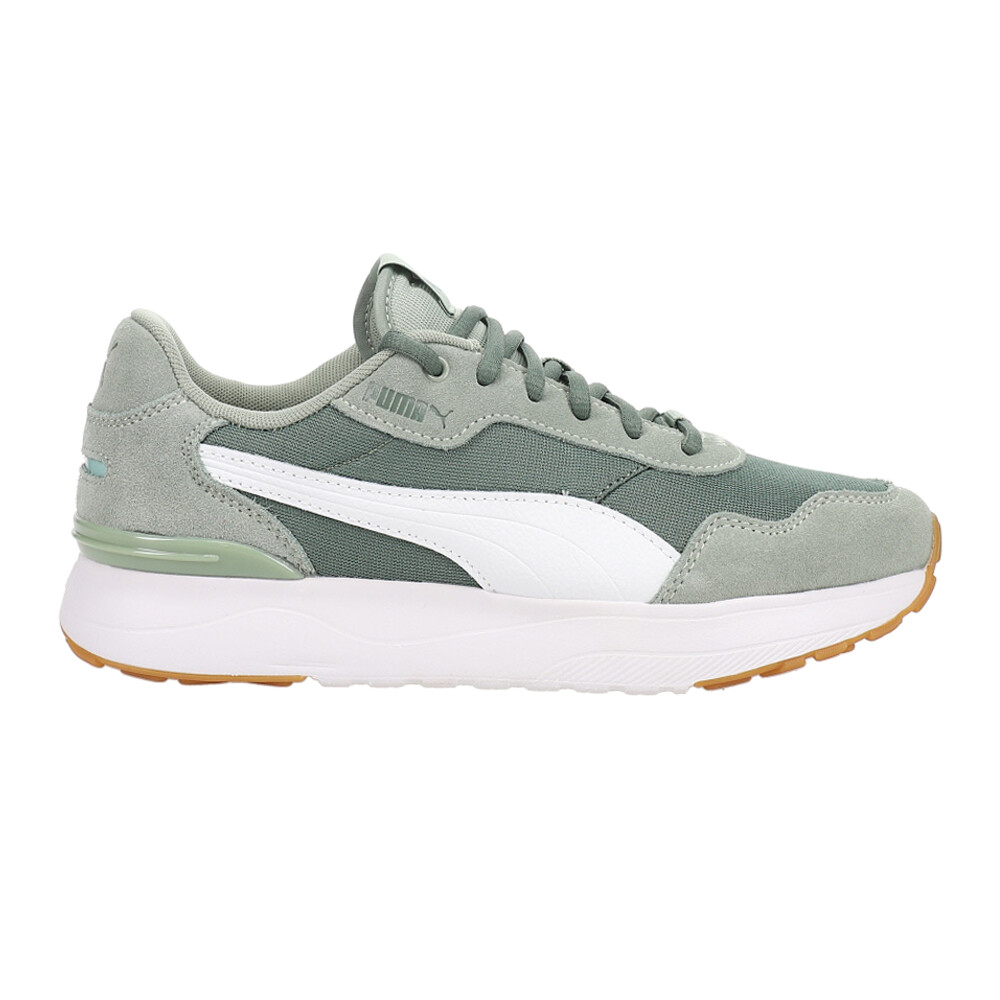 Женские зеленые кроссовки на шнуровке Puma R78 Voyage Eucalyptus Повседневная обувь 40221601