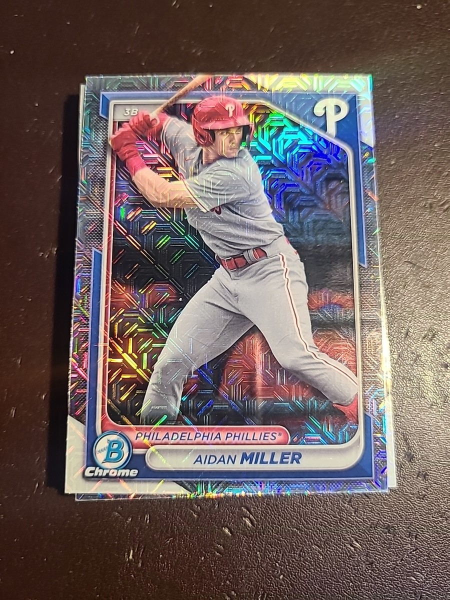 Aidan Miller 2024 Bowman Chrome Mega Box Mojo Refractor #BCP-213