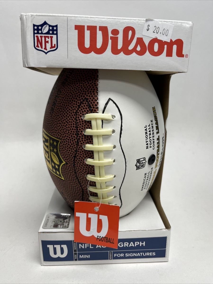 NFL Wilson Mini Football for Autograph Signature Unsigned | eBay NFL Wilson Mini Football for Autograph Signature Unsigned | eBay
