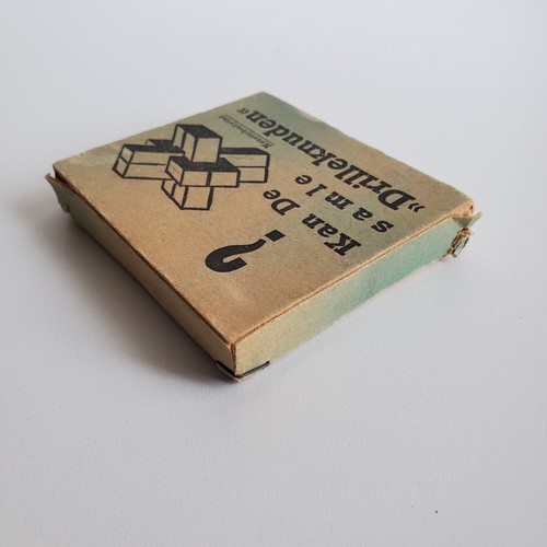 Wooden Teasing Devil's Knot Puzzle Drilleknuden Kan de Samle Toy Vintage - Picture 6 of 12