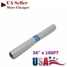 36" x100FT 5Mil Waterproof Inkjet Milky Transparency Film for Silk Screen