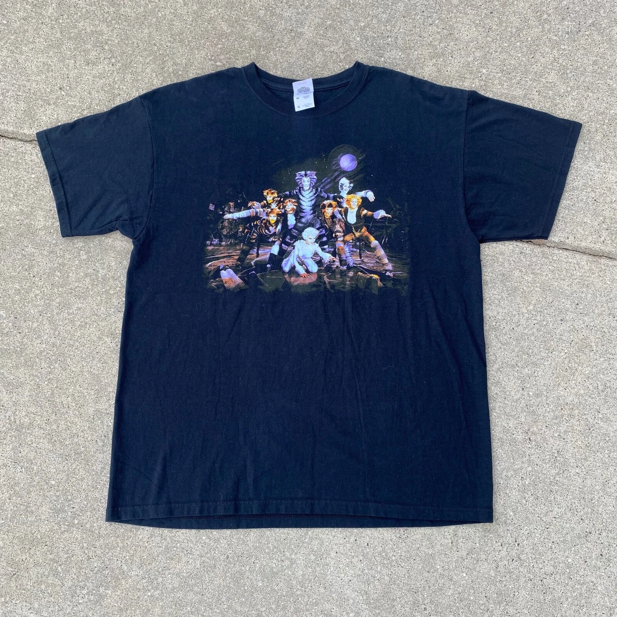 Vintage Cats Musical Shirt Adult XL Broadway Black Theatre Play