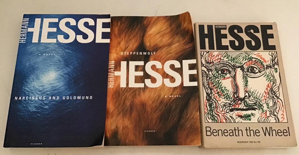 Lot 3 HERMANN HESSE Beneath The Wheel, Steppenwolf, Narcissus