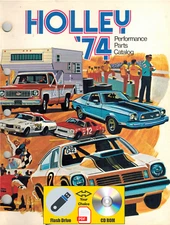 Holley 1974 Performance Parts Catalog PDF File USB Flash Drive