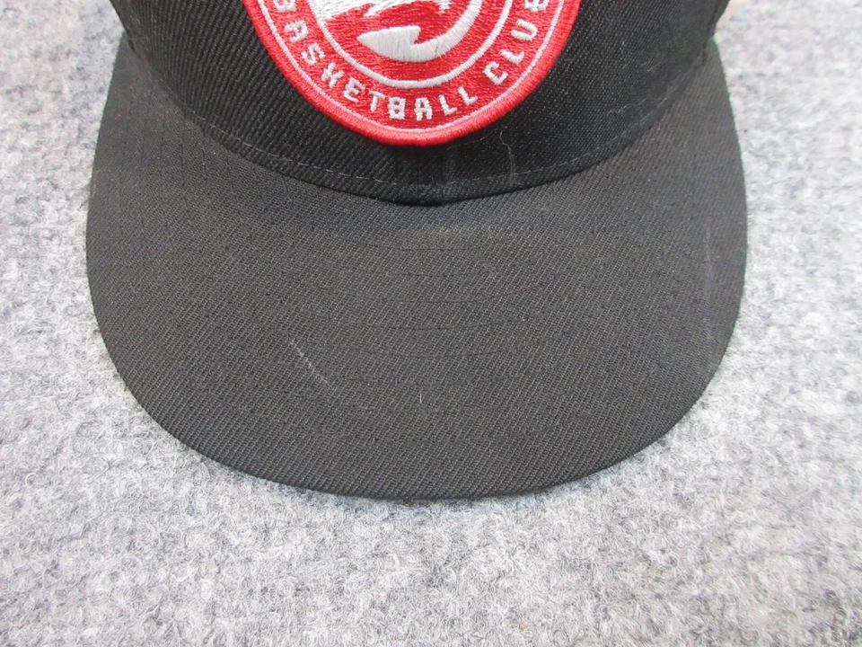 Atlanta Hawks Hat Cap Snap Back Adjustable Black NBA Basketball Boys Kids Youth - Image 3 of 4